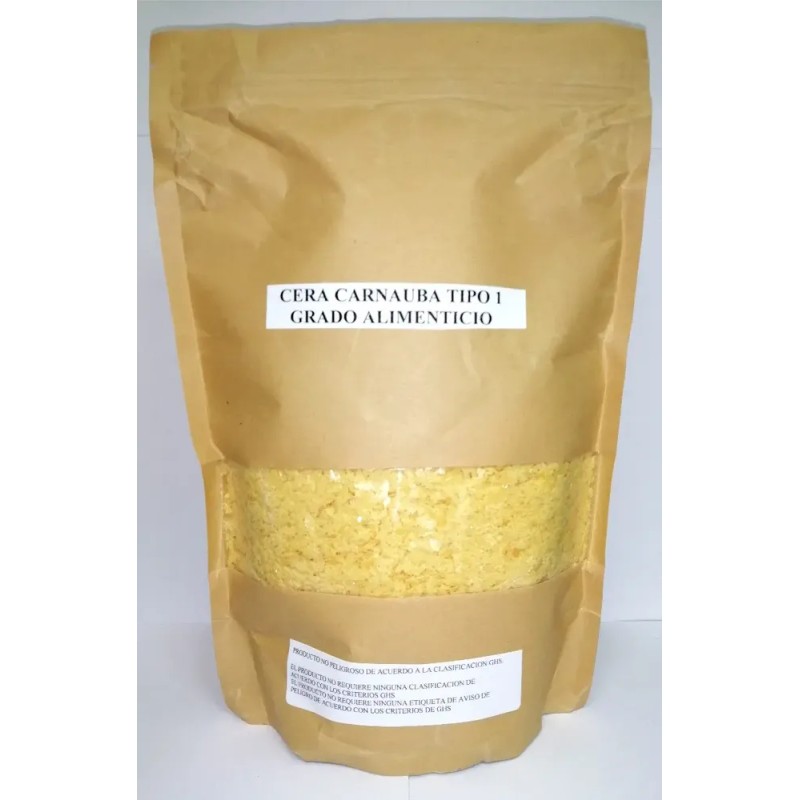 Cera De Carnauba T1 Medio Kilo Grado Alimenticio Cosmeticos