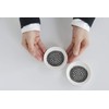 marimekko Siirtolapuutarha 52_1_52199469663 F White x Black Plate 3.3 inches