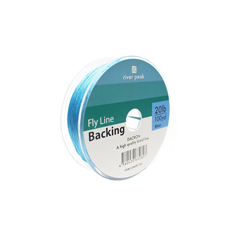 river peak Backing Line Dacron 100 yard (Blue, 20lb)