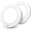 2-Pack Motion Sensor Ceiling Light Wired, 7.5 Inch 3000K 4000K