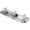 Prime-Line MP6560 Bypass Door Guide, Adjustable, Nylon/Steel, (2-pack), Metallic, 2 Piece
