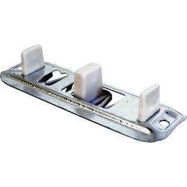 Prime-Line MP6560 Bypass Door Guide, Adjustable, Nylon/Steel, (2-pack), Metallic, 2 Piece