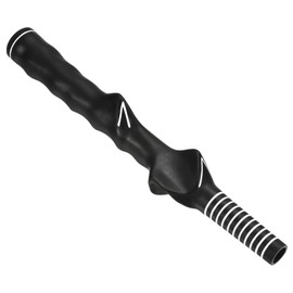 PATIKIL Golf Club Training Grip 1 Pcs Left-Handed Instruction Practice Swing Anti-Slip Assistance Correction for Golf Trainer Beginners (Black)