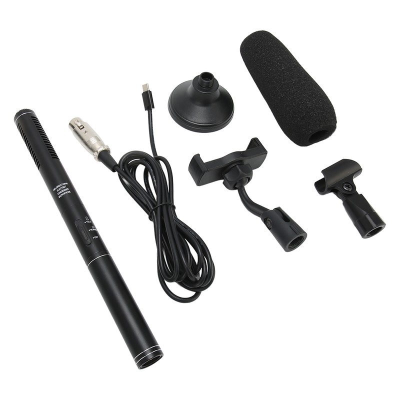 Handheld Interview Microphone Live Broadcast Wired Professional Portable Reporter Microphone