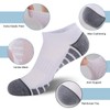 COOVAN 12 Pack Mens Ankle Socks Athletic Running Cushioned Breathable