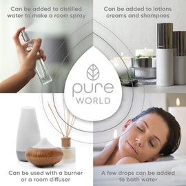 Pure World Vitality Blend of Essential Oils. Neroli, Bergamot Cinnamon Eucalyptus Frankincense
