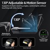 Trliradyn 200LM Rechargeable Motion Sensor Cap Visor Light, COB LED