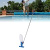 Portable Pool Vacuum Jet with 4 Section Poles Underwater Cleaner