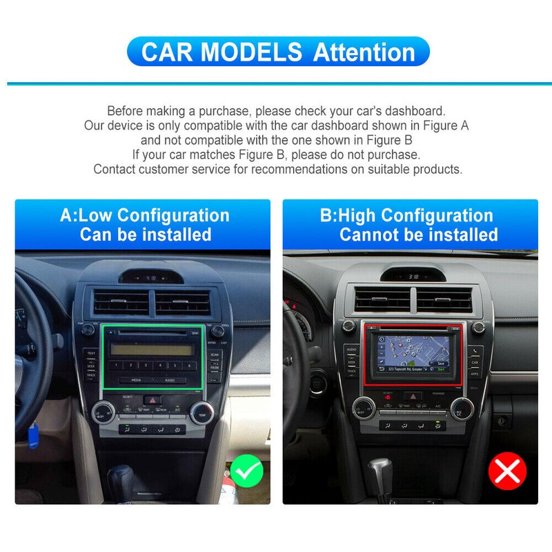 LeeKooLuu Apple Carplay For Toyota Camry 2012 2013 2014 Car