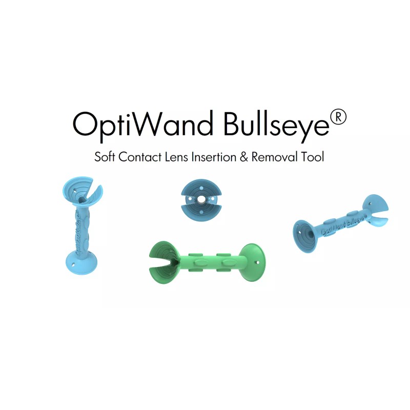 OptiWand Bullseye soft contact lens insertion removal tool - Large