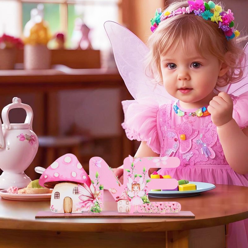 kreat4joy Fairy 1st Birthday Party Decoration Girl, Fairy One Birthday