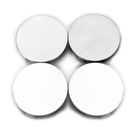 RhinoTuning 4Pcs 65mm Wheel Center Caps for F-150 Mustang Focus 200 S Sedan Durango R/T Sport CLS550 Sedan Center Caps, OD 2.56”(65 mm) ID 2.32”(59 mm) Chrome Replacement 2M5Z-1130-AA
