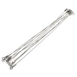 Coshar 10pcs Cabinet Door Restraint 12-inch Cupboard Door Protector Hinge Limiter, Limit Door Swing, Lid Strap Replacement (Screws Inluded)