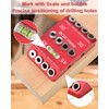 BOXmime Angle Drill Guide Jig for Straight Hole,30°/45°/90° Angled Hole.Aluminium
