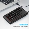 19-key 3-Color USB Numeric Keypad Mechanical Touch Feeling 10 Million