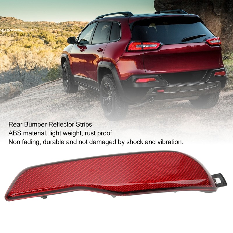 Rear Bumper Reflector Strips 68105145AC Red Reflective Strips Replacement for