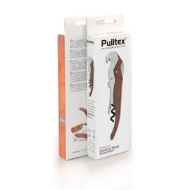Pulltex Clickcut Wood Effect Corkscrew