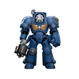 JOYTOY Warhammer 40,000 1/18 Action Figure Ultramarines Terminator Squad Terminator with Storm Bolter Collection Model Birthday Gifts