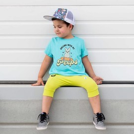 Olive Loves Apple Rolling With My Peeps Cool Funny Easter Shirts and Bodysuits for Baby & Toddler Youth Boys Chill Bodysuit 6 Months