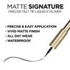 L'Oreal Paris Makeup Matte Signature Liquid Dip Eyeliner, Waterproof, Precise