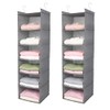 MAX Houser 6 Tier Shelf Hanging Closet Organizer, Closet Hanging