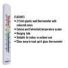 Wall Thermometer 215mm - Colour Coded Room Thermometer - Made