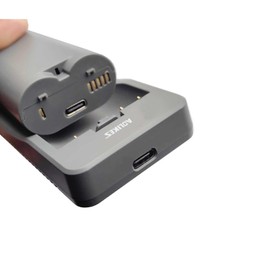 AOLIKES Fast Charging Station Compatible with myQ Video Keypad Rechargeable Battery - ICR 18650HM1-1s2p Batteries Smart Quick Charger - Automatically Stops When Fully Charged