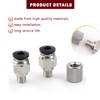 Bambu Lab Upgrade PTFE Tube Connector - 1PCS/3PCS Stainless Steel,