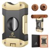 XIFEI Cigar Cutter V-Cut,3 in 1 V Cutter with Cigar