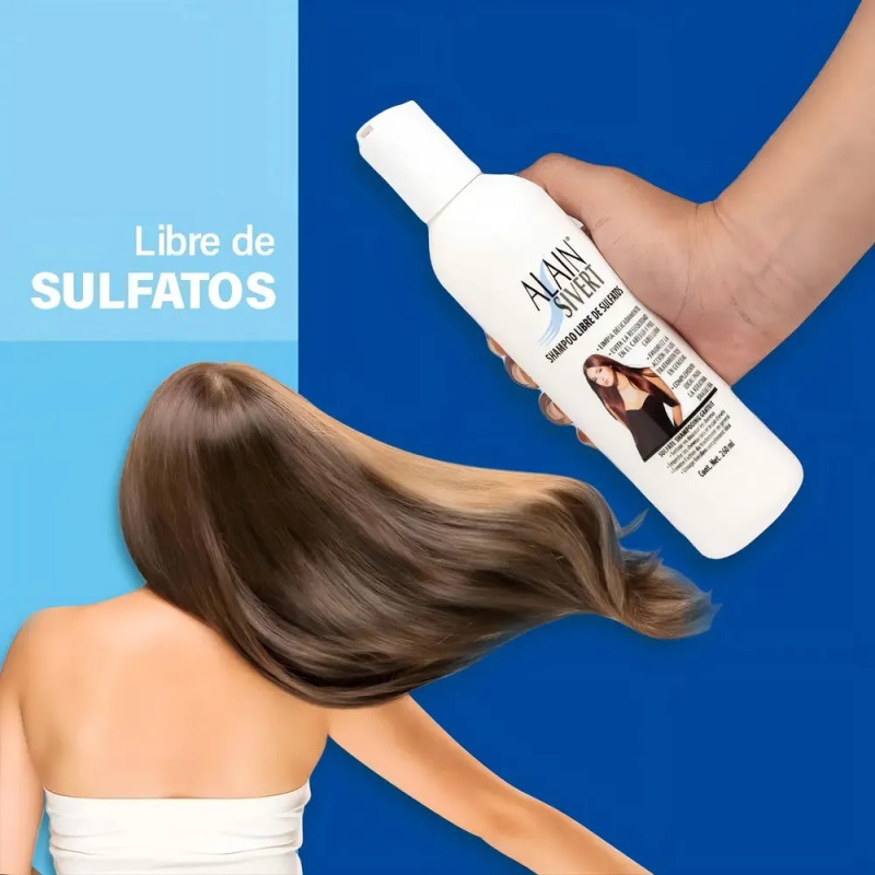 Shampoo Libre De Sales Sulfatos Y Parabenos Para Keratina