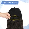 AISI QUEENS Hat Wig Hat with Hair Attached for Women