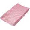 Summer Infant Ultra Plush Changing Pad Cover, Pink Dots for