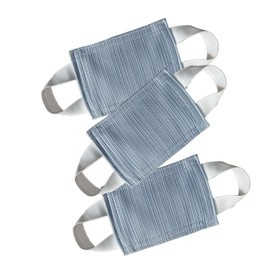 SLIFEOW Baby Proof Door Silencer & Cloth Latch Cover, Quiet Close Anti-Slam Pads to Prevent Slamming and Accidental Locking, for Nursery and Toddler Safety (3, Grayish Blue, 4.1 * 3.1 inches)