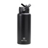 KEWIXY 32 oz Insulated Water Bottle with Straw, Leak Proof