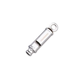 munkees Double Tone Whistle, Emergency Goods, Mountain Climbing, Outdoors, Whistling, Brass, Silver
