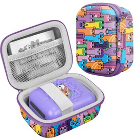 Leayjeen Bitzee Kids Electronic Animal Toy Hard Case EVA Lightweight and Durable (Case Only) Purple Purple Case, Purple, Suitcase