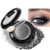 Erinde Grey Glitter Eyeshadow Palette, Matte Glitter Eyeshadow Palette, Waterproof