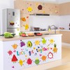 Condessacity Wall Stickers Kids Fruit Party Wall Stickers Cartoon Fruit
