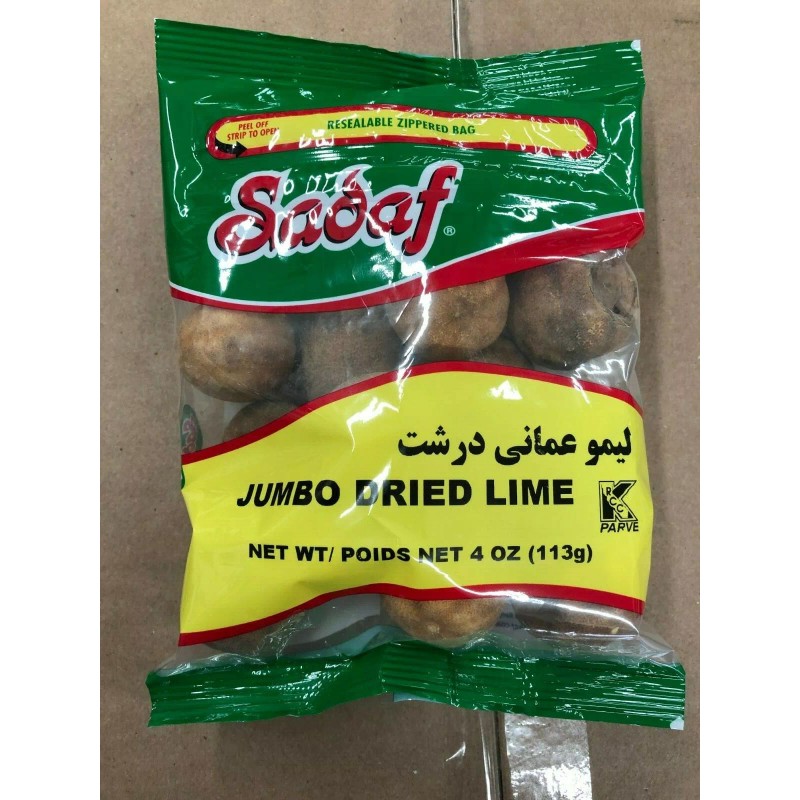 safaf Sadaf Jumbo Dried Lime Whole 4 oz (113 g)