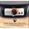 Nutrichef Electric Crepe Maker & Griddle Cooktop - Nonstick 12