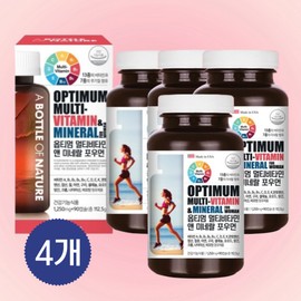 Multivitamin for Women and Minerals All-in-One Multivitamin Supplement Iodine 90 Capsules, 4 Pieces / 멀티비타민 포우먼 앤 미네랄 올인원 종합비타민 영양제 아이오딘 90캡슐, 4개
