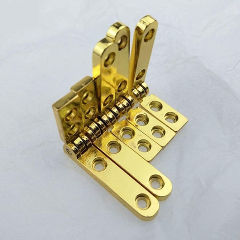 DOITOOL 10PCS 90 Degree Jewelry Box Hinges Side Rail Hinges