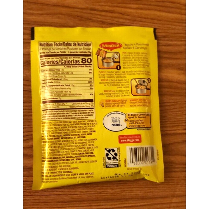 MAGGI 6 PACK CHICKEN FLAVORED VARIETY PACK /SOPA MAGGI VARIEDAD