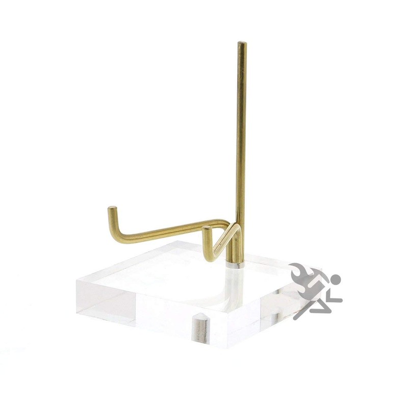 OnFireGuy 3-1/2" Acrylic Base Display Stand Easel With Adjustable Metal