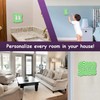 Off The Wall Plates - Green Fun Squigley Lines Classic