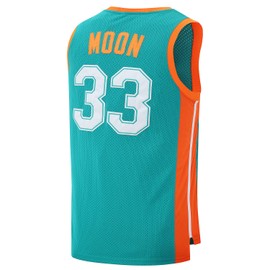 Aolapo Flint Tropics Jersey Moon 33 Basketball Jerseys for Men S-XXXL Green