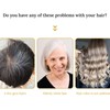 Haarfärbeshampoo, Haarfarbe Schwarz haarfärbeshampoo für Graues Haar, Haarfärbeshampoo Schwarz 3