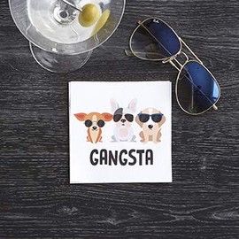 Gangsta Servilleta de cóctel