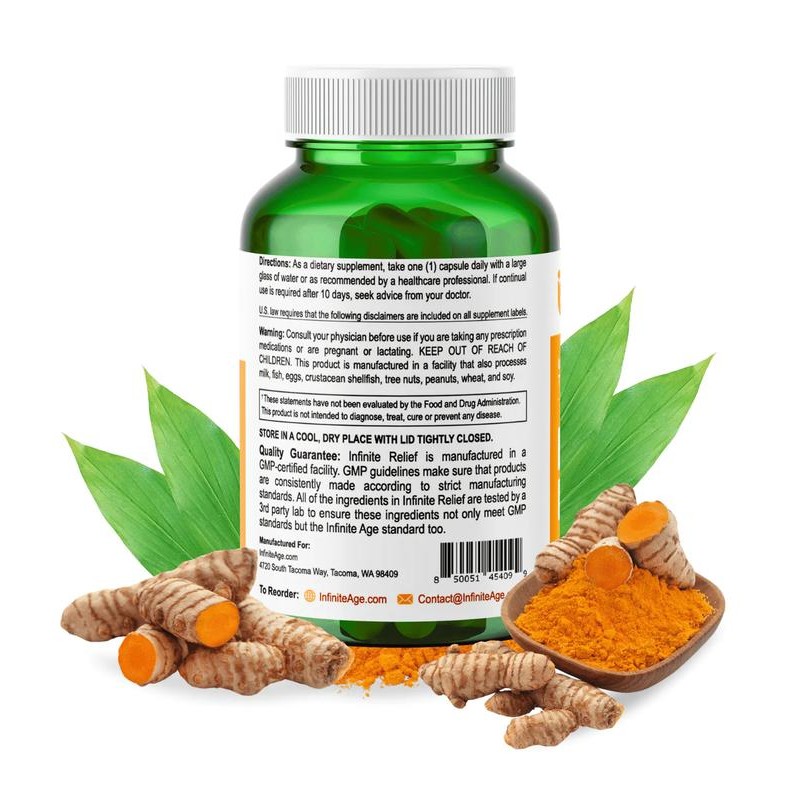 Infinite Age - Infinite Relief Turmeric Formula Vegan Friendly 30