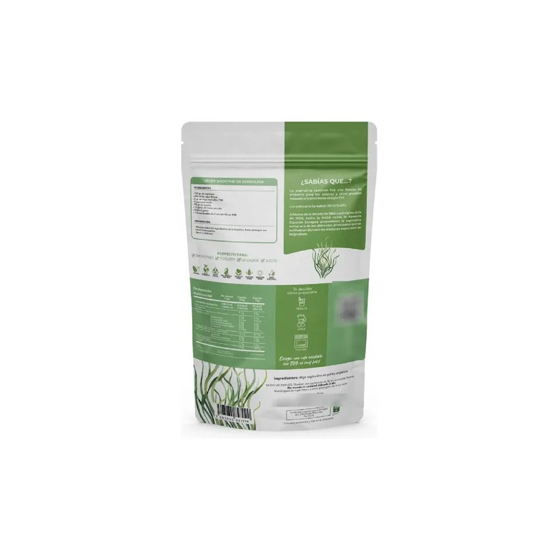 Espirulina 100% Pura Premium Polvo 1 Kg.